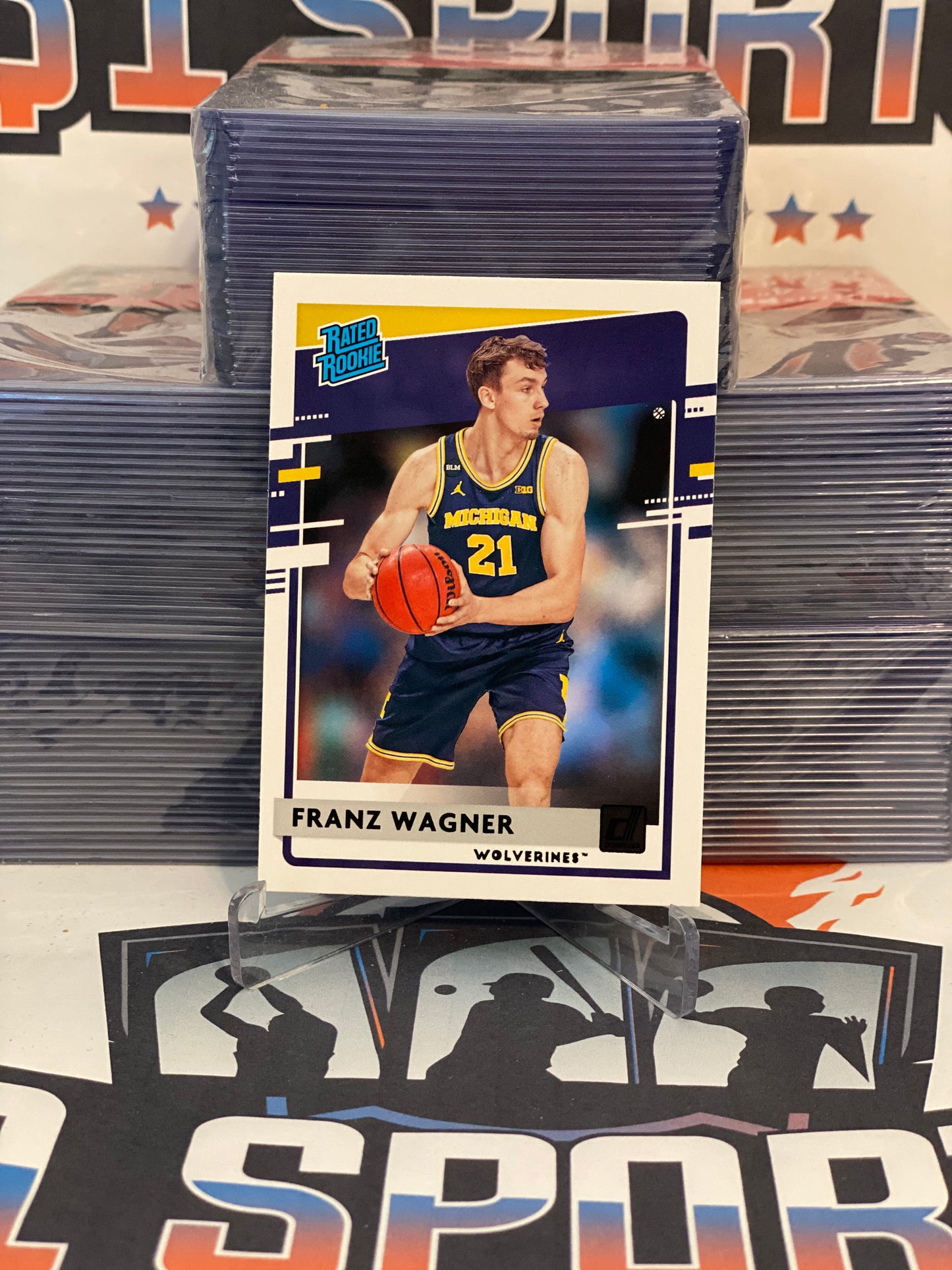 Franz Wagner 2021 Chronicles Draft Picks Donruss Rated Rookie #34