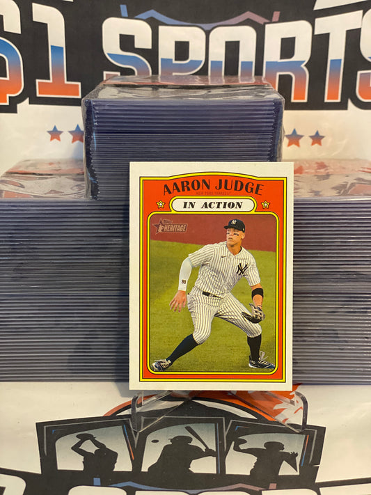 2021 Topps Heritage (In Action) Aaron Judge #122