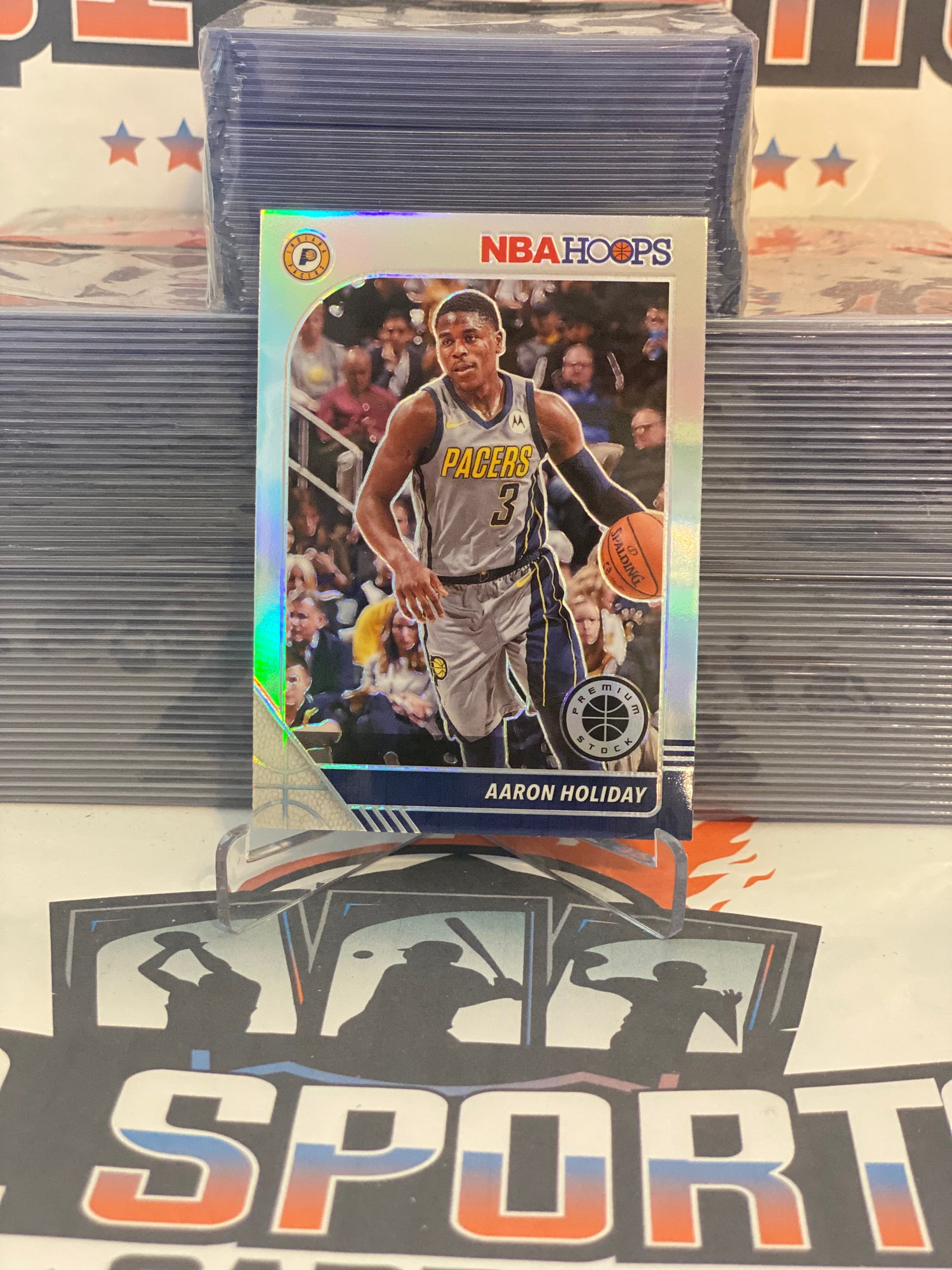 2019 Hoops Premium Stock (Silver Prizm) Aaron Holiday #74