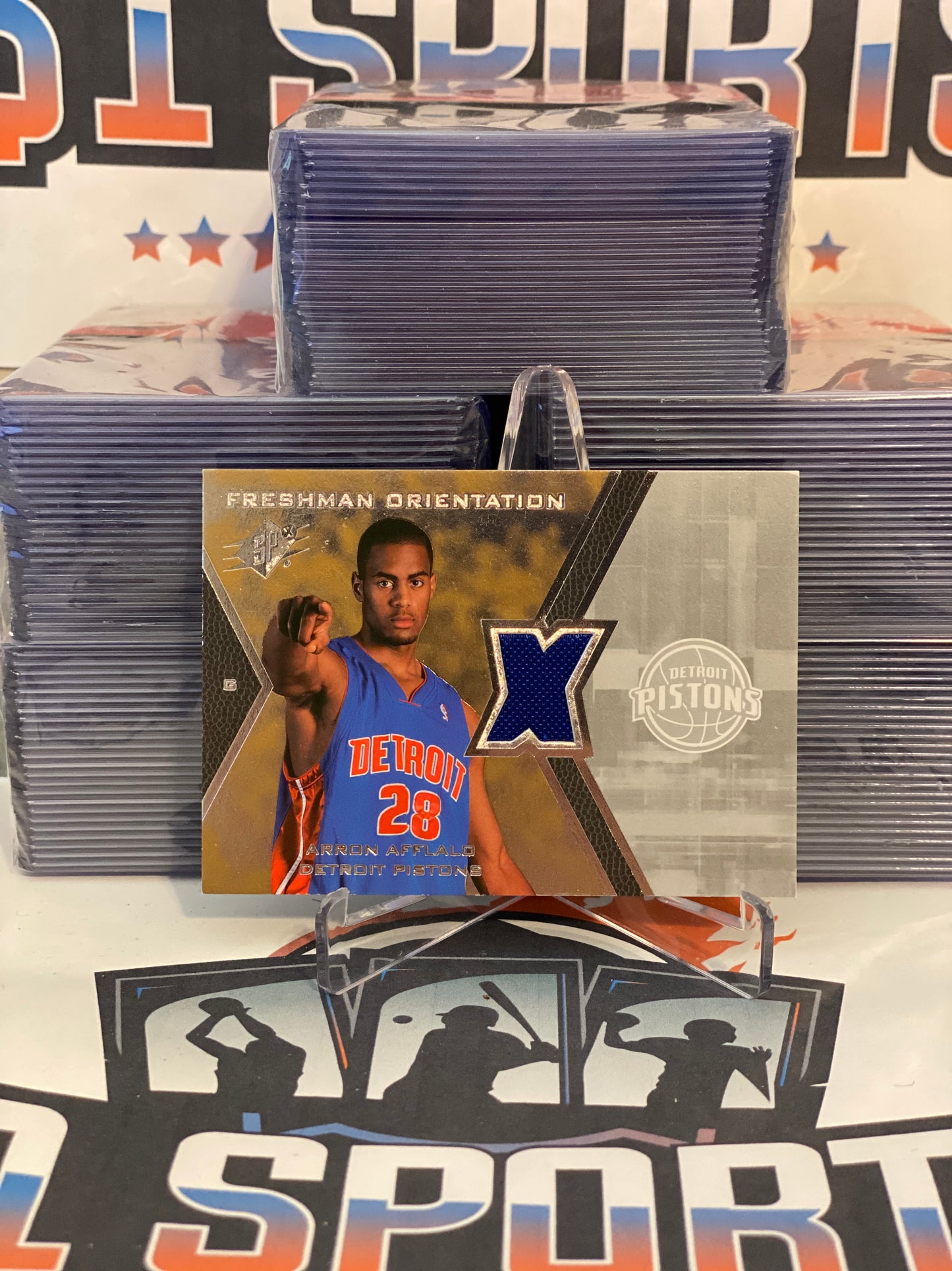 2007 Upper Deck SPx (Freshman Orientation Relic) Arron Afflalo #FD-AA