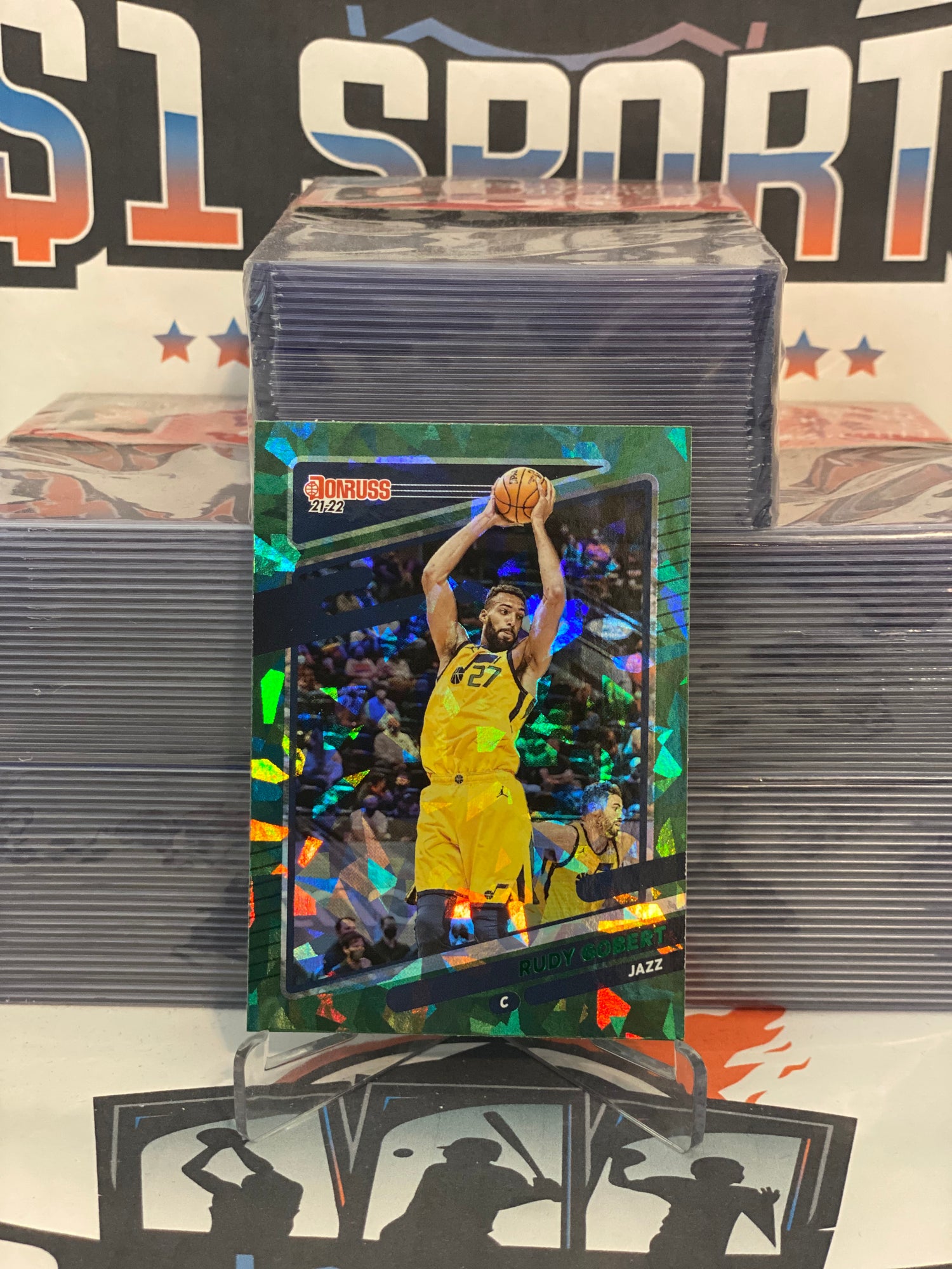 2021 Donruss (Green Ice Holo) Rudy Gobert #182