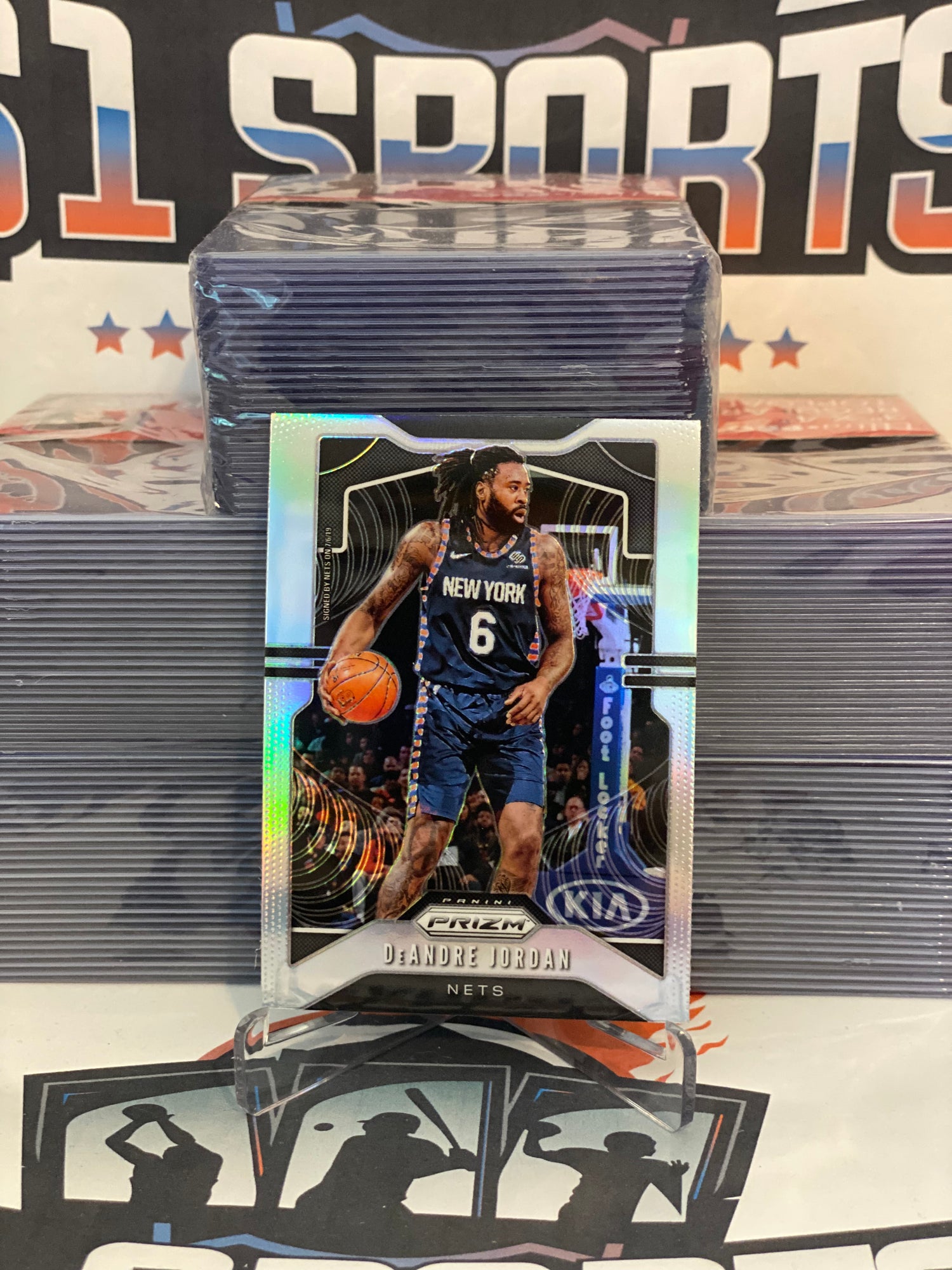 2019 Panini Prizm (Silver Prizm) DeAndre Jordan #243