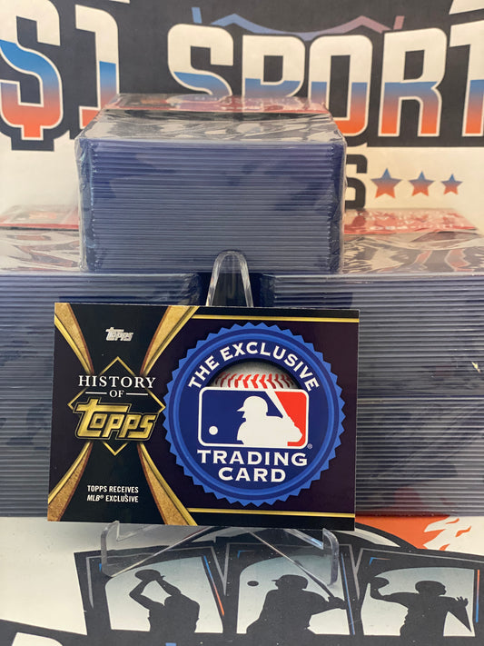 2021 Topps (History of Topps) Topps Receives MLB License #HOT-7