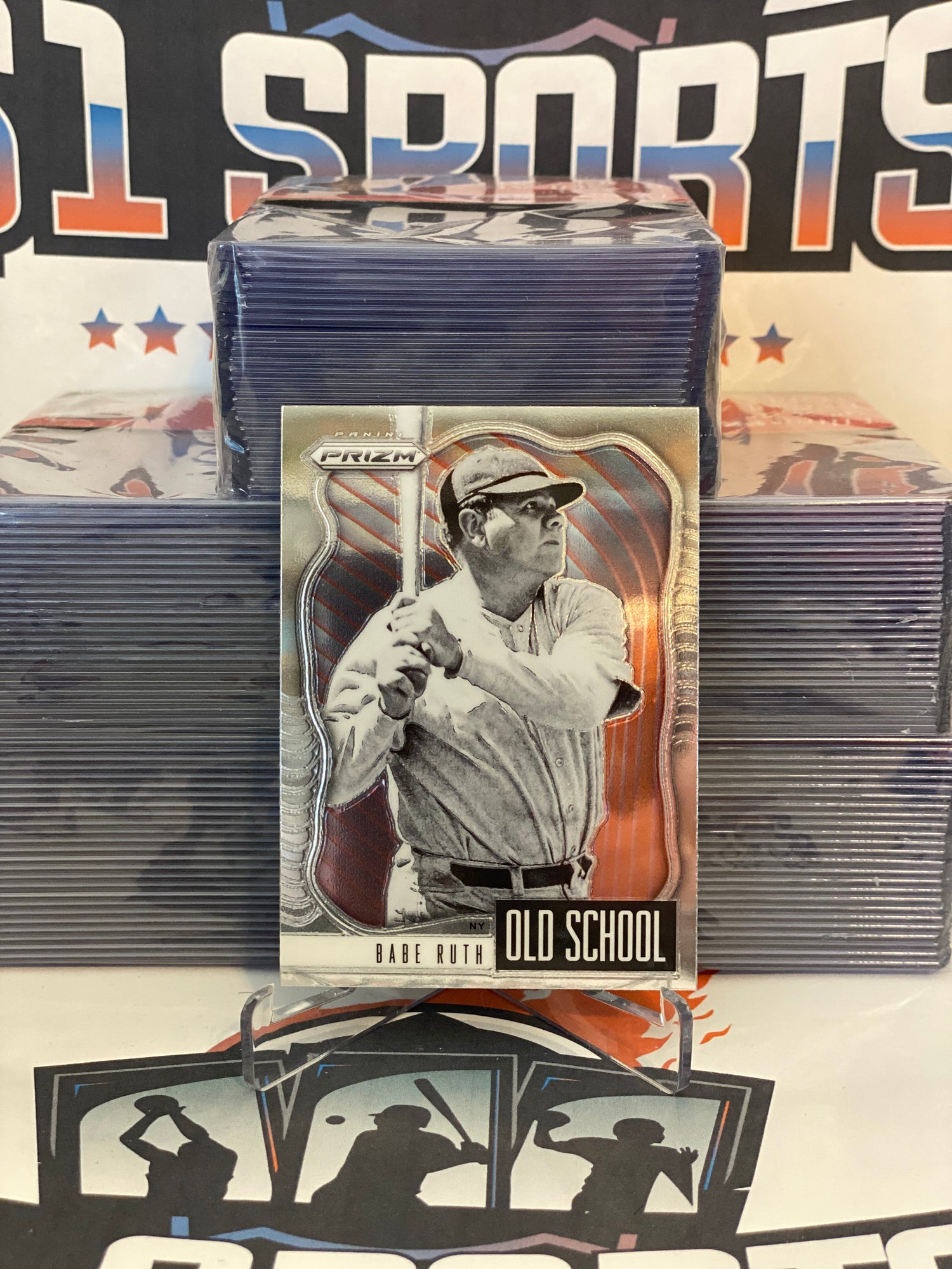 2021 Panini Prizm (Old School) Babe Ruth #OS-1