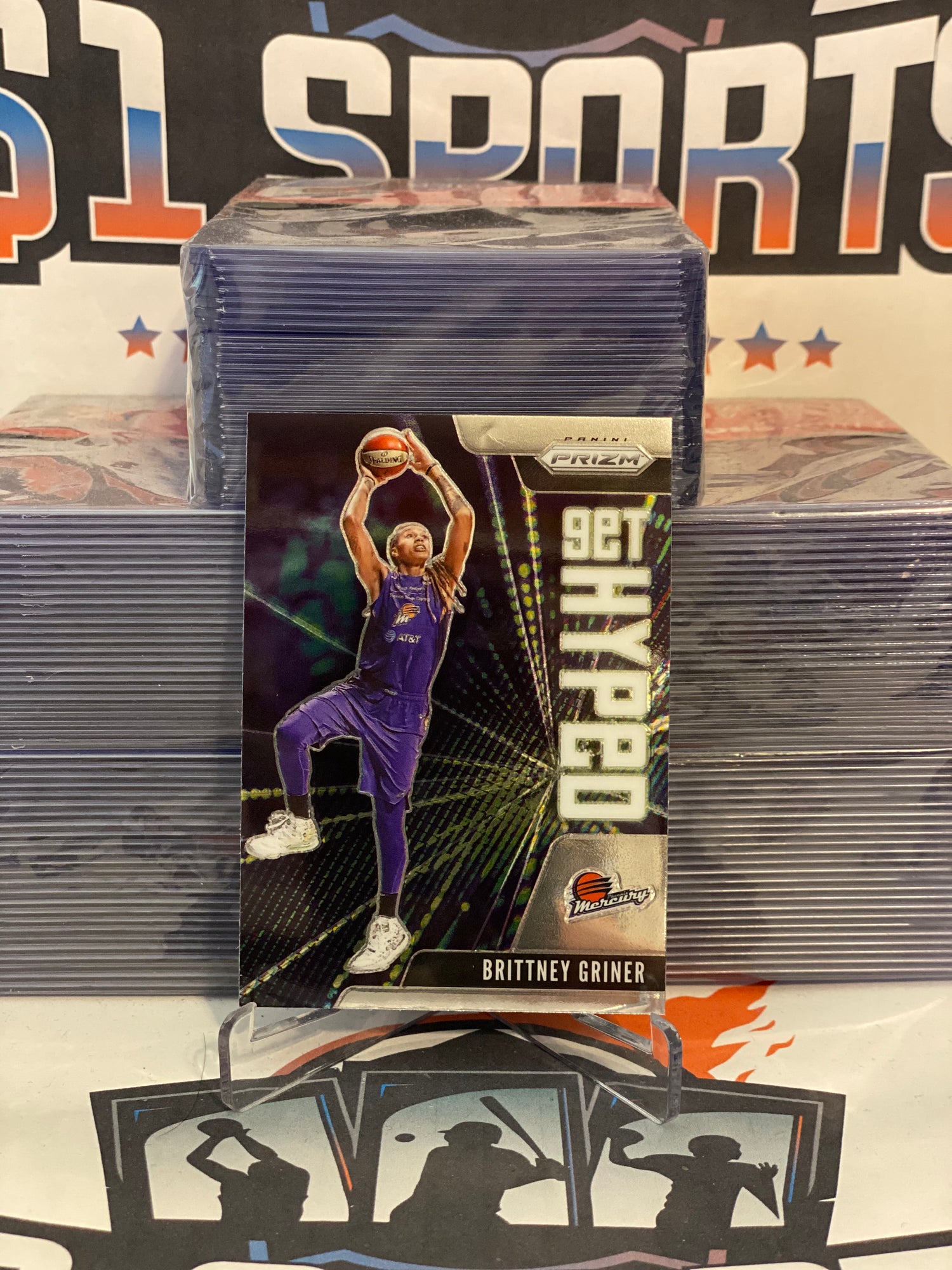 2021 Panini Prizm WNBA (Get Hyped) Brittney Griner #5
