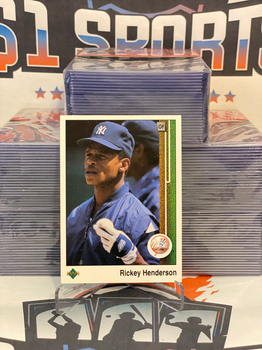 1989 Upper Deck Rickey Henderson #210