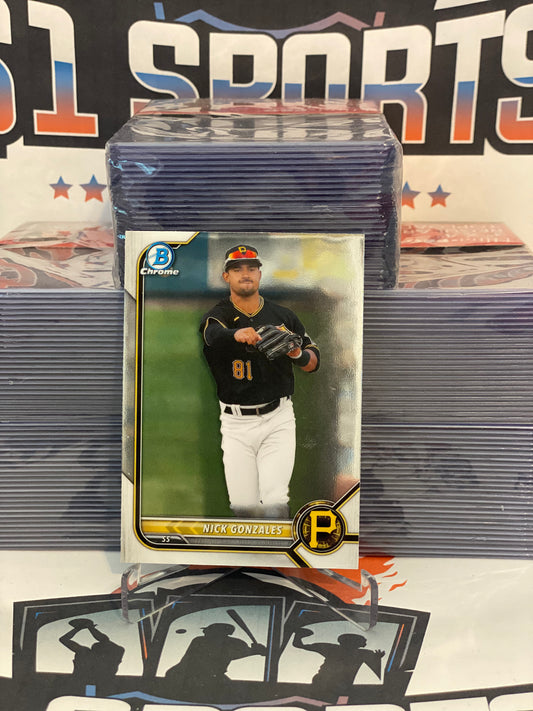 2022 Bowman Chrome Prospects Nick Gonzales #BCP-77