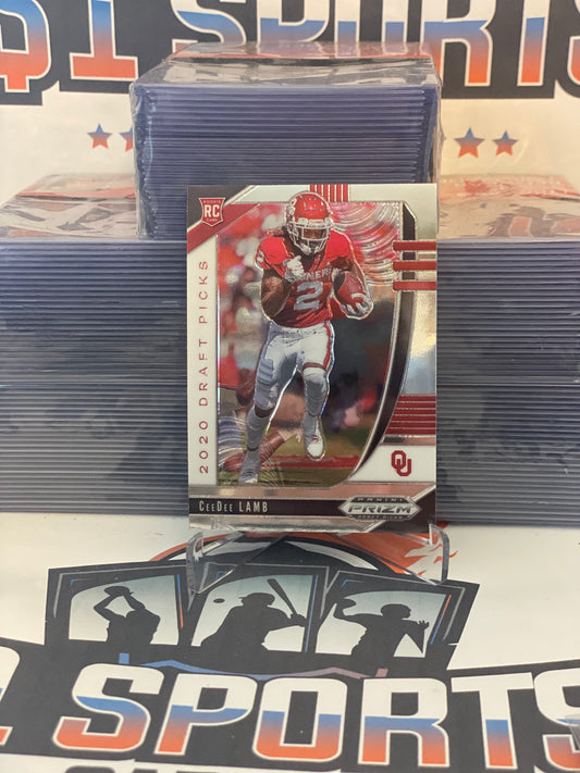 2020 Panini Prizm Draft Picks (Silver Prizm) CeeDee Lamb Rookie #104