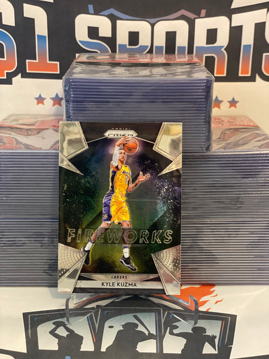 2018 Panini Prizm (Fireworks) Kyle Kuzma #17