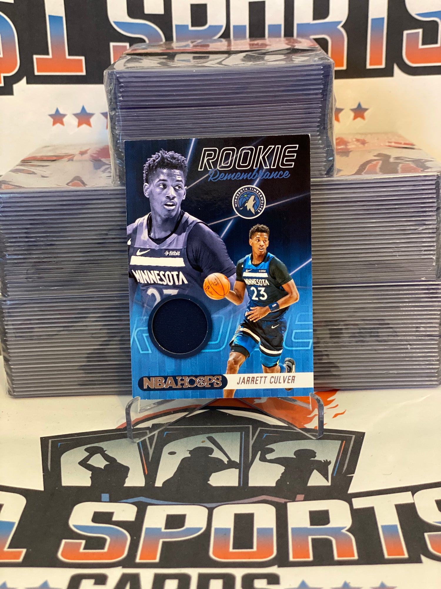 2020 NBA Hoops (Rookie Remembrance Relic) Jarrett Culver #SS-17