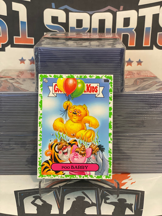 2022 Garbage Pail Kids Book Worms (Booger) Poo Barry #18b