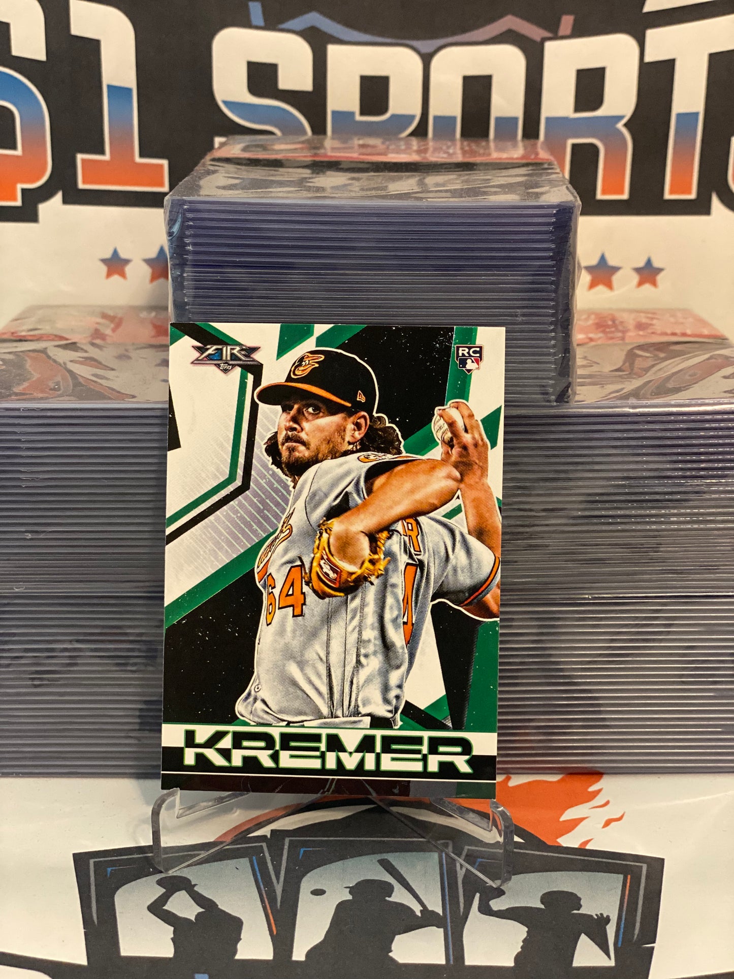 2021 Topps Fire Dean Kremer Rookie #49