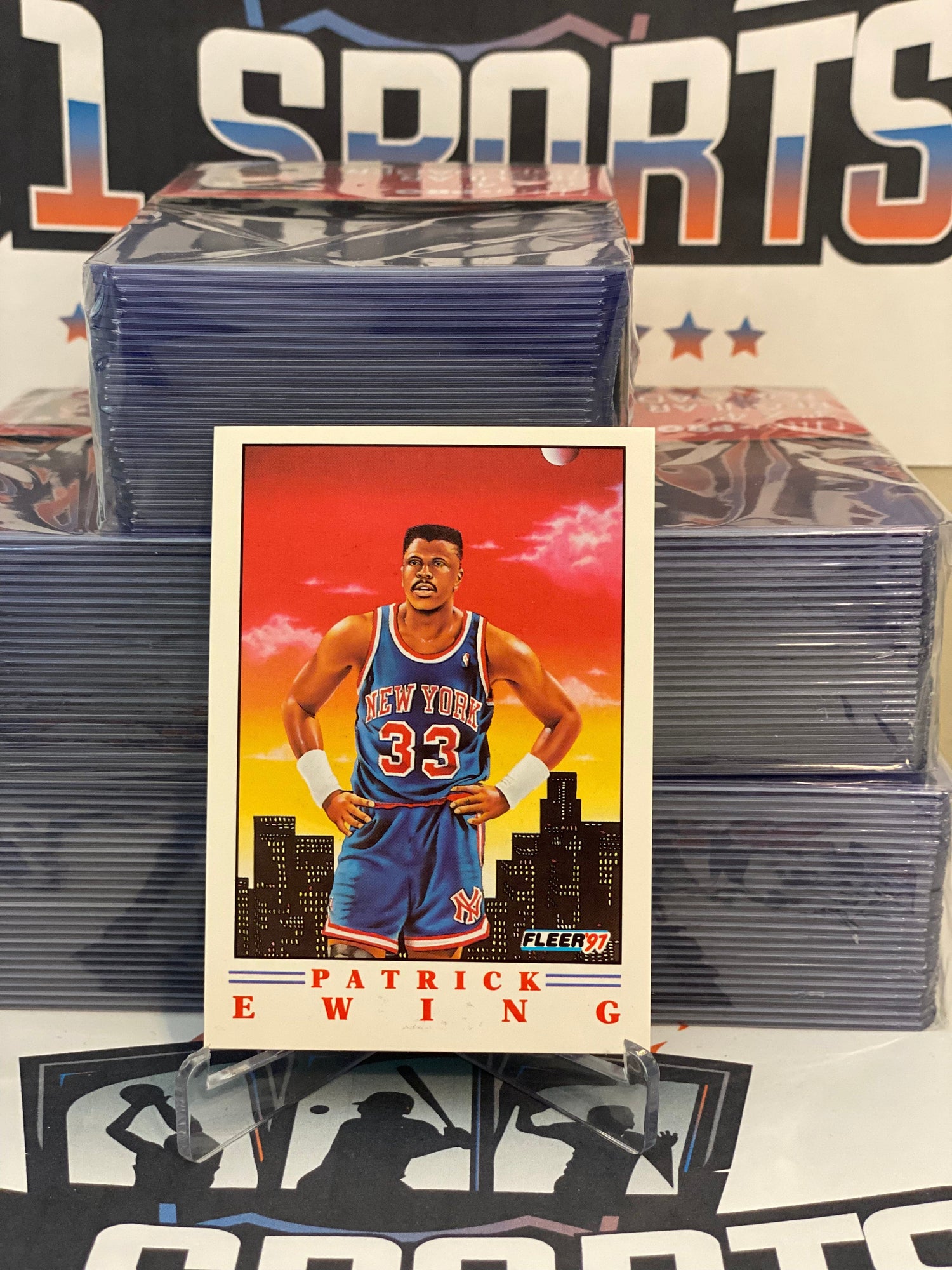 1997 Fleer (Pro-Vision) Patrick Ewing #4