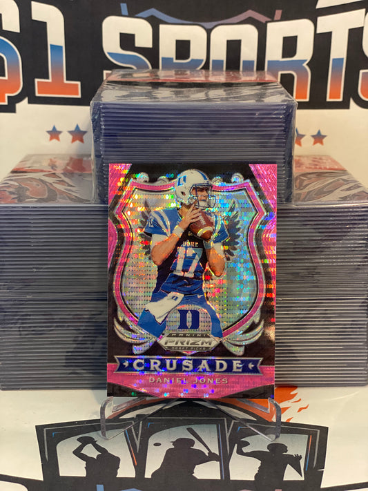 2020 Panini Prizm Draft Picks (Pink Pulsar Prizm, Crusade) Daniel Jones #35