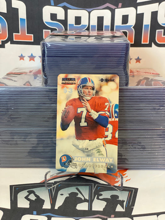 1996 Pro Line Intense (Phone Card) John Elway #5