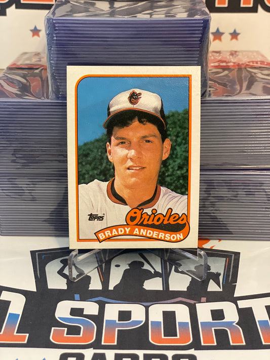 1989 Topps Brady Anderson Rookie #757