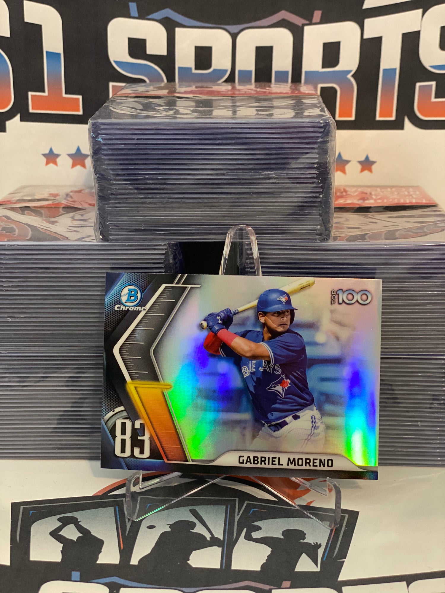 2022 Bowman Chrome (Top 100) Gabriel Moreno #BTP-83