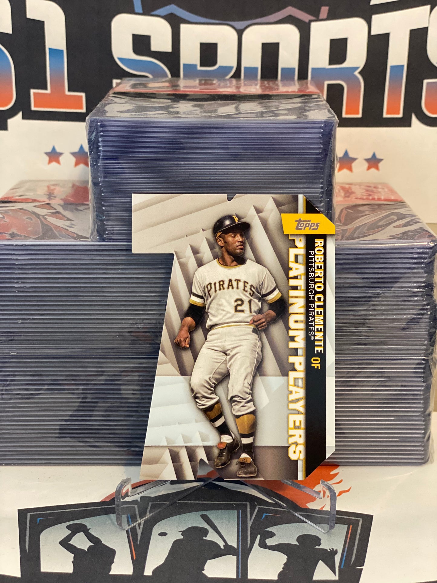 2021 Topps (Platinum Players) Roberto Clemente #PDC-28