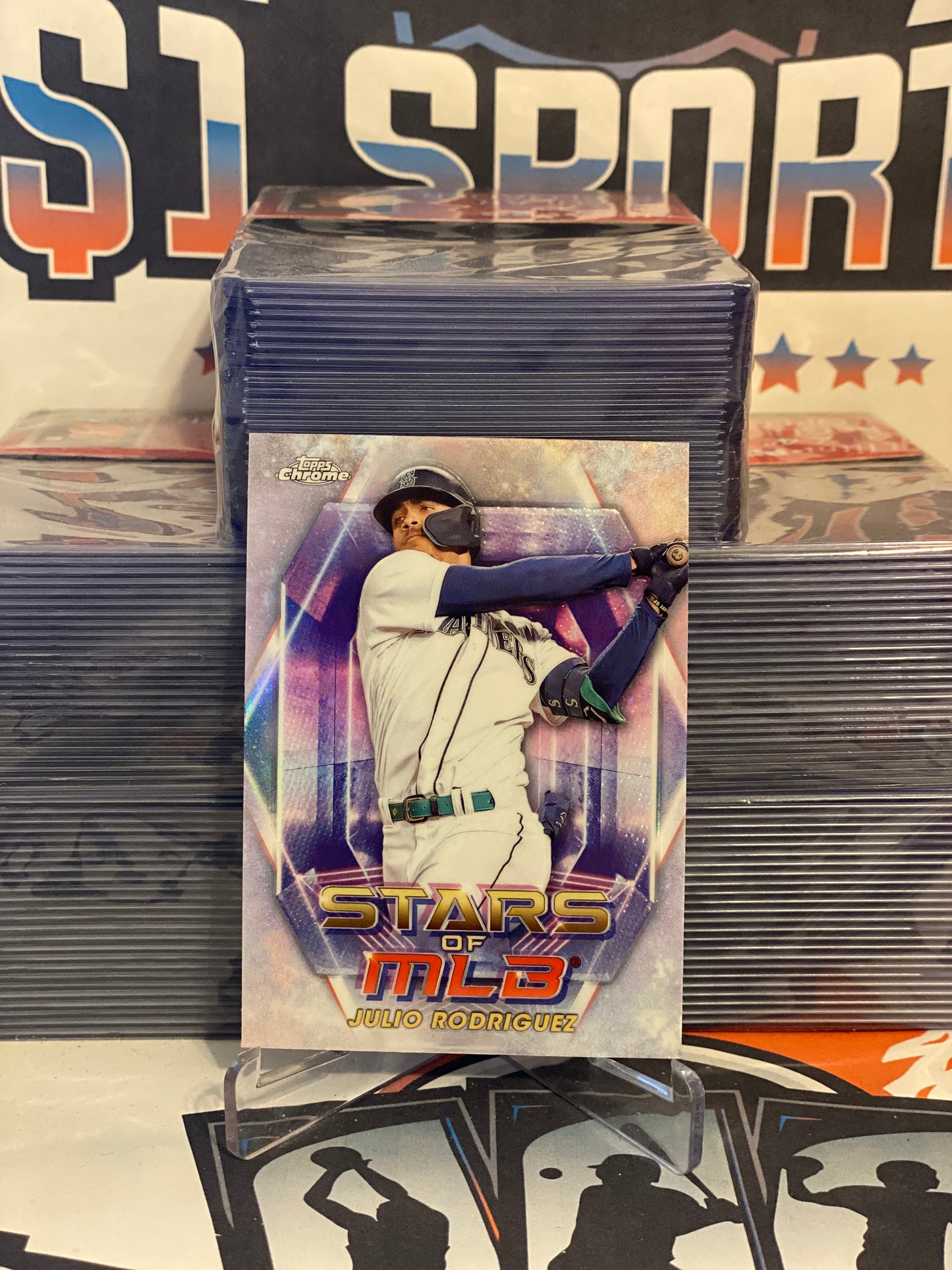 2023 Topps Chrome (Stars of MLB) Julio Rodrigez #SMLBC-16