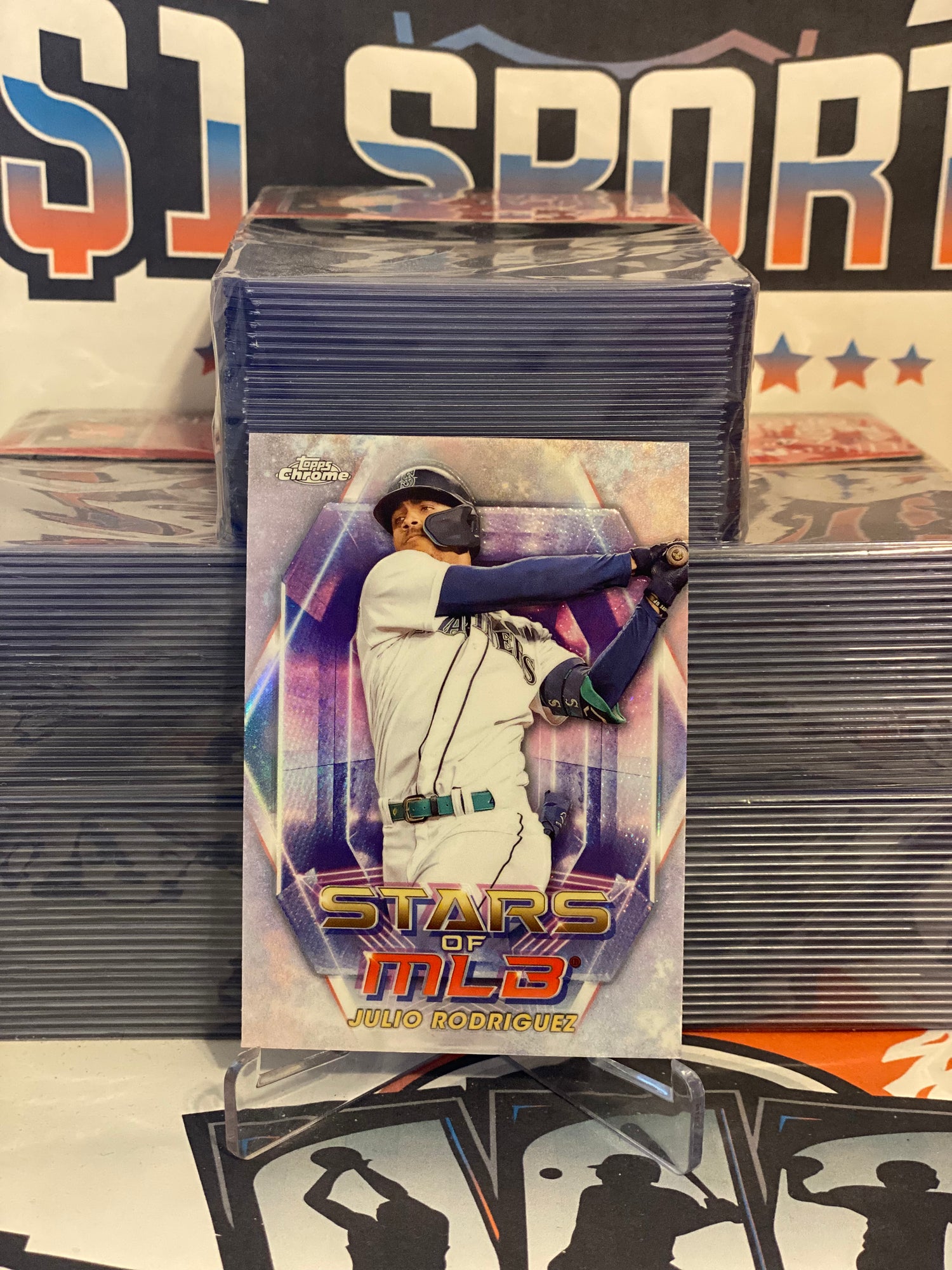 2023 Topps Chrome (Stars of MLB) Julio Rodrigez #SMLBC-16