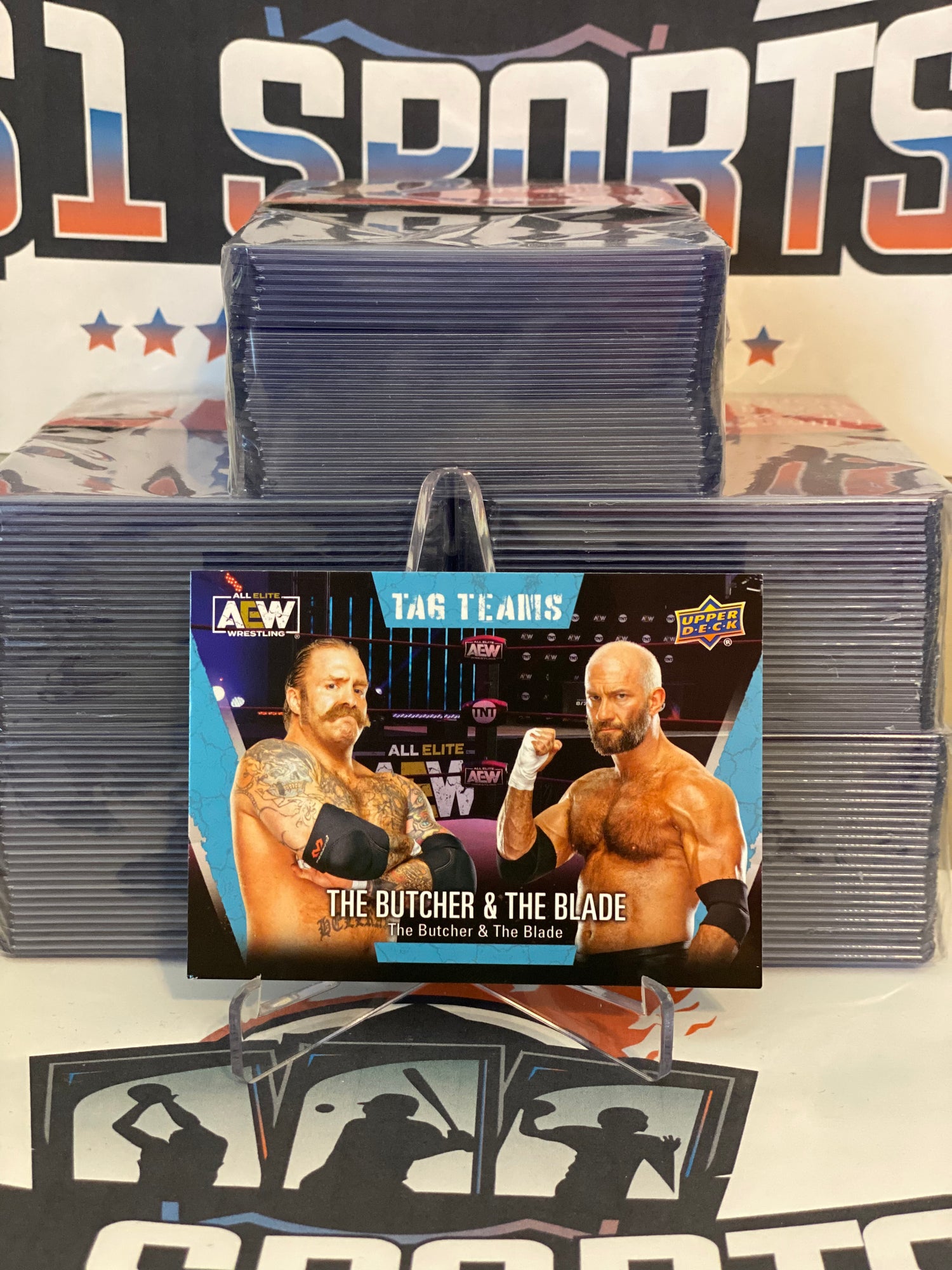 2021 Upper Deck AEW (Tag Teams) The Butcher & The Blade #62