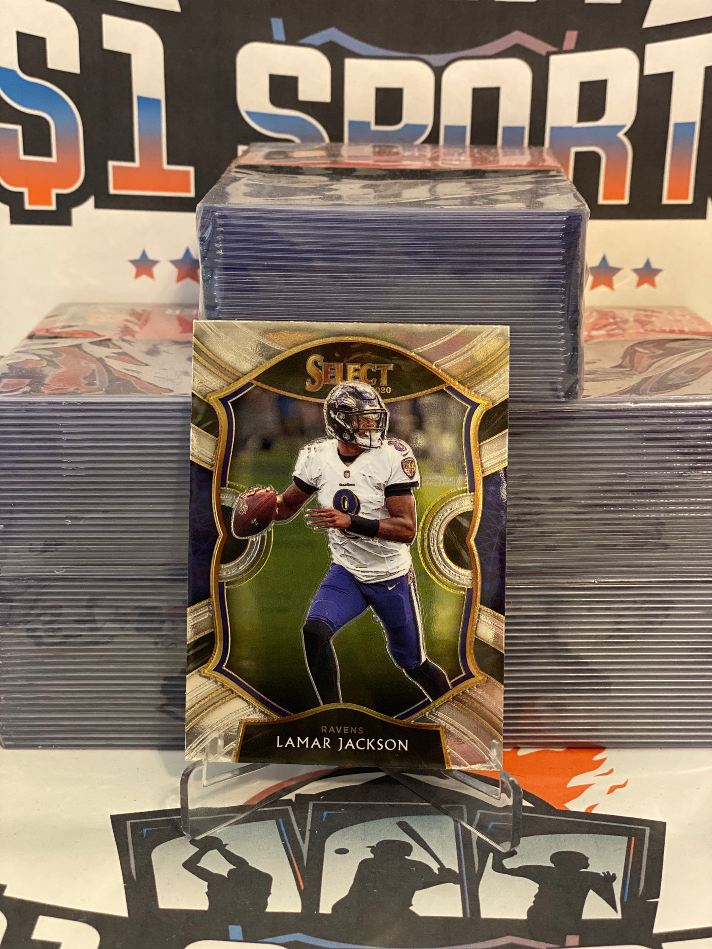 2020 Panini Select Lamar Jackson #3