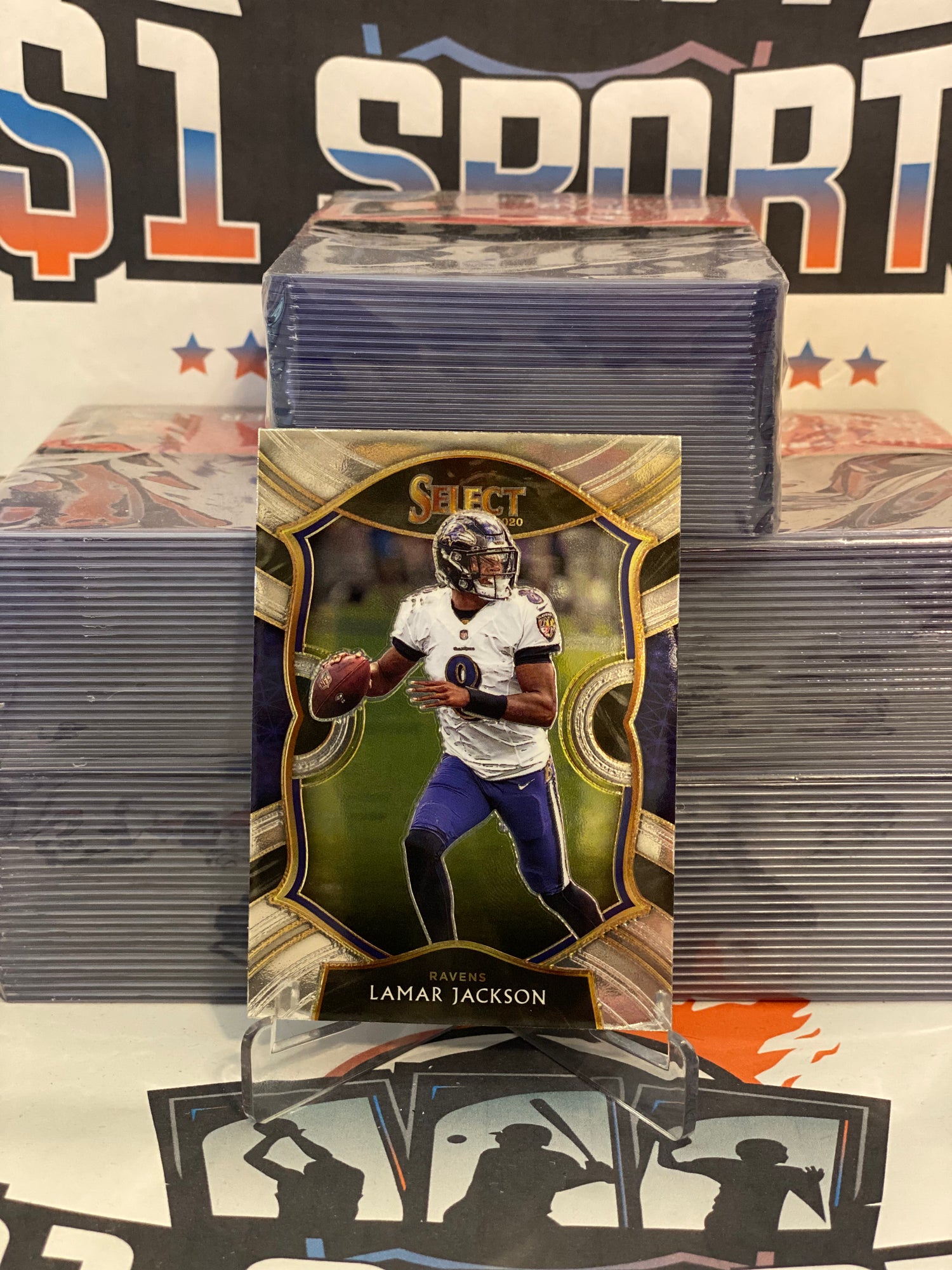 2020 Panini Select Lamar Jackson #3