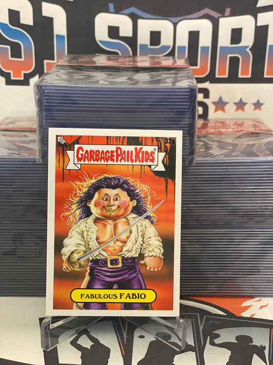 2022 Garbage Pail Kids Book Worms Fabulous Fabio #32a