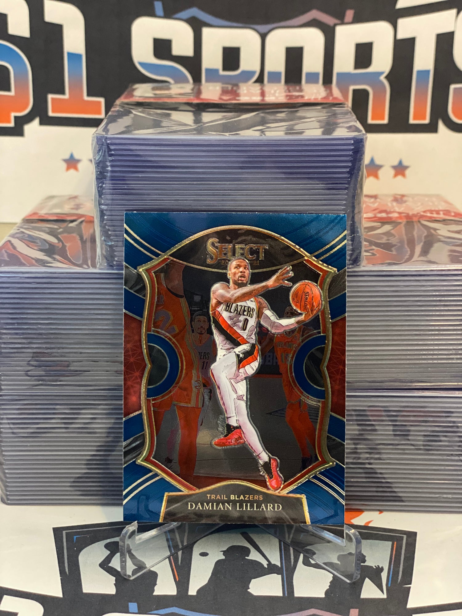 2020 Panini Select (Concourse) Damian Lillard #24