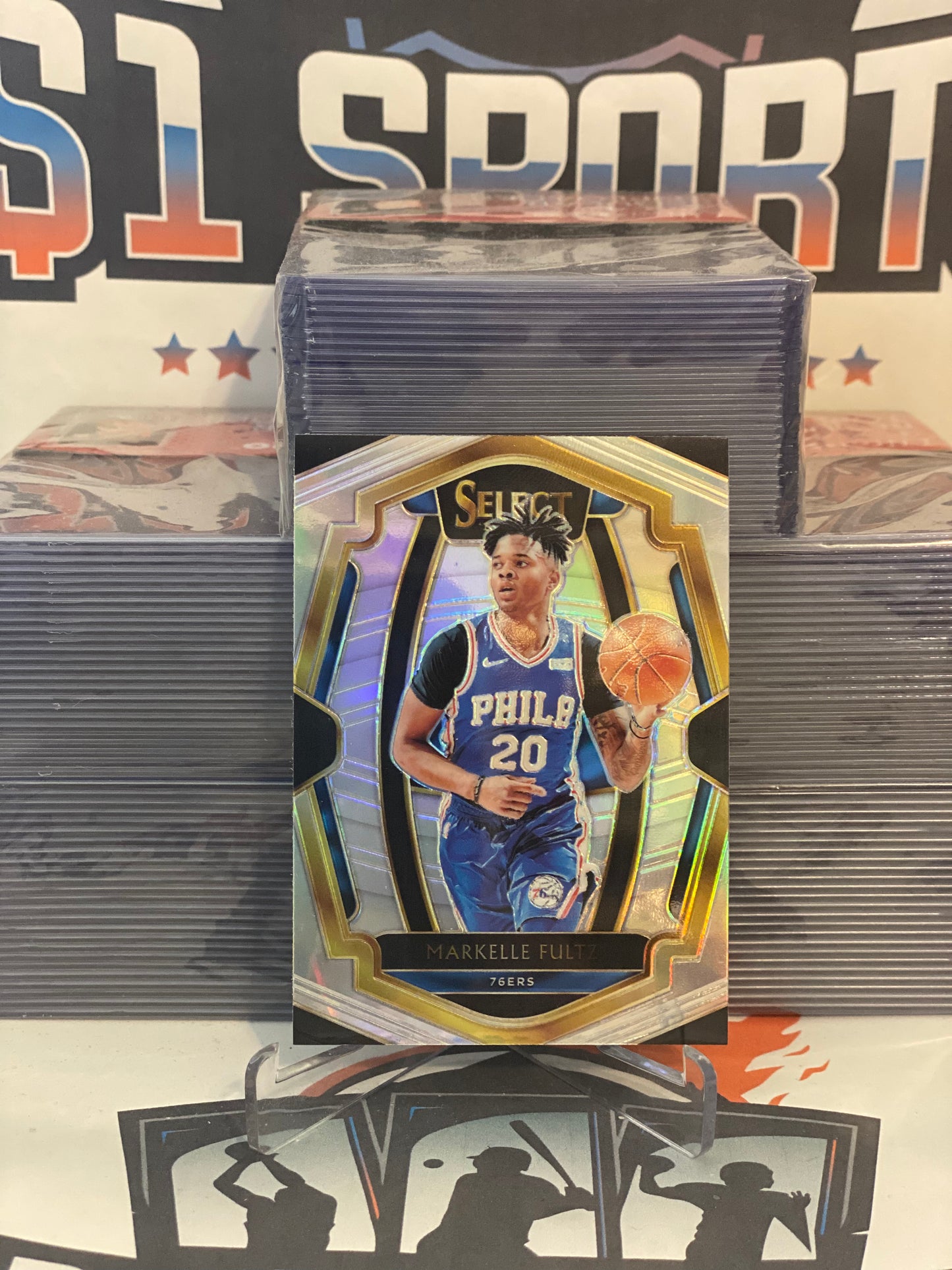 2018 Panini Select (Silver Prizm, Premier Level) Markelle Fultz #137