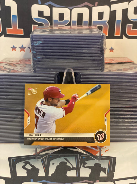 2021 Topps Now (Hits for the Cycle) Trea Turner #8-16