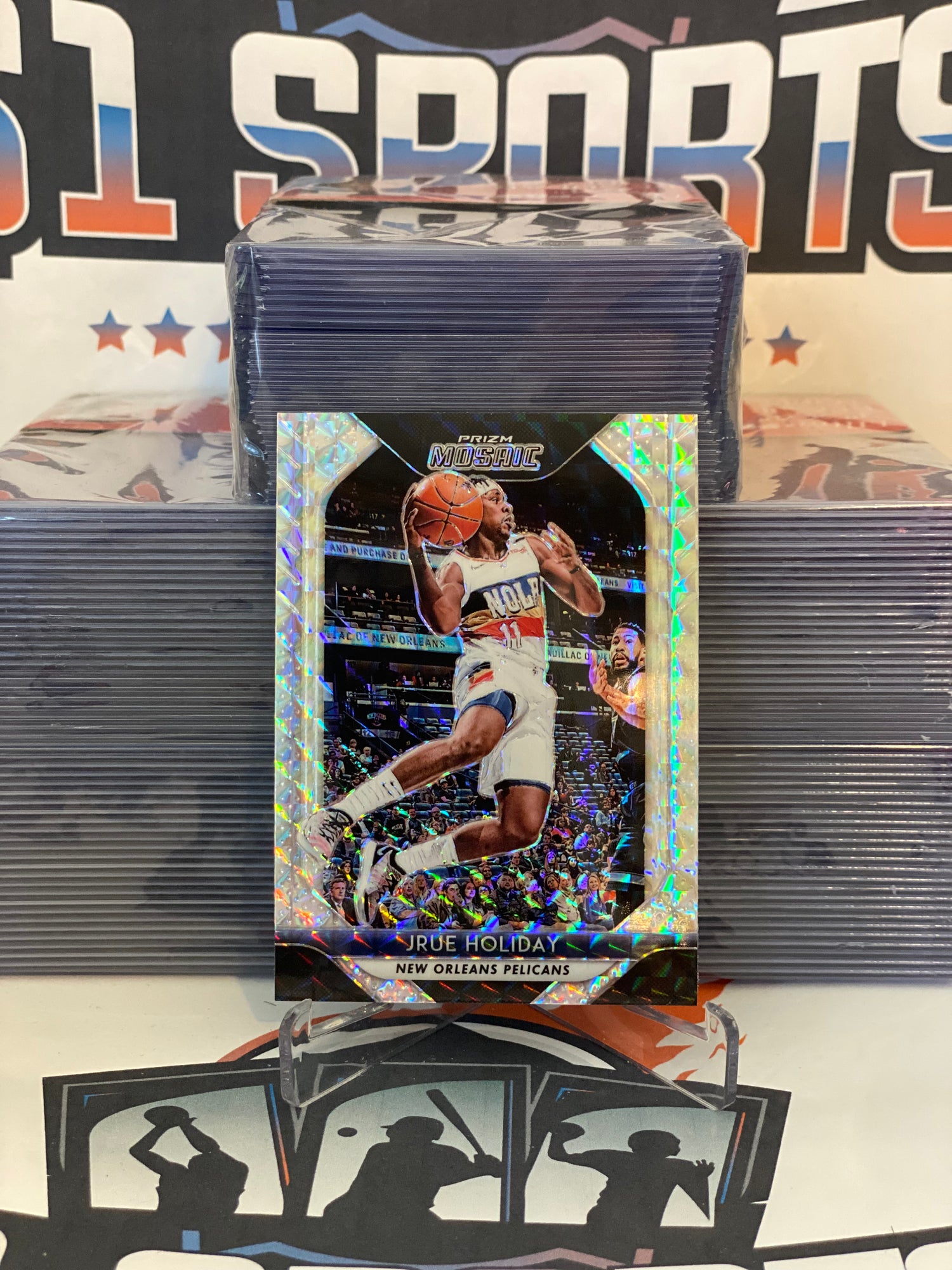 2019 Panini Prizm (Mosaic Prizm) Jrue Holiday #48