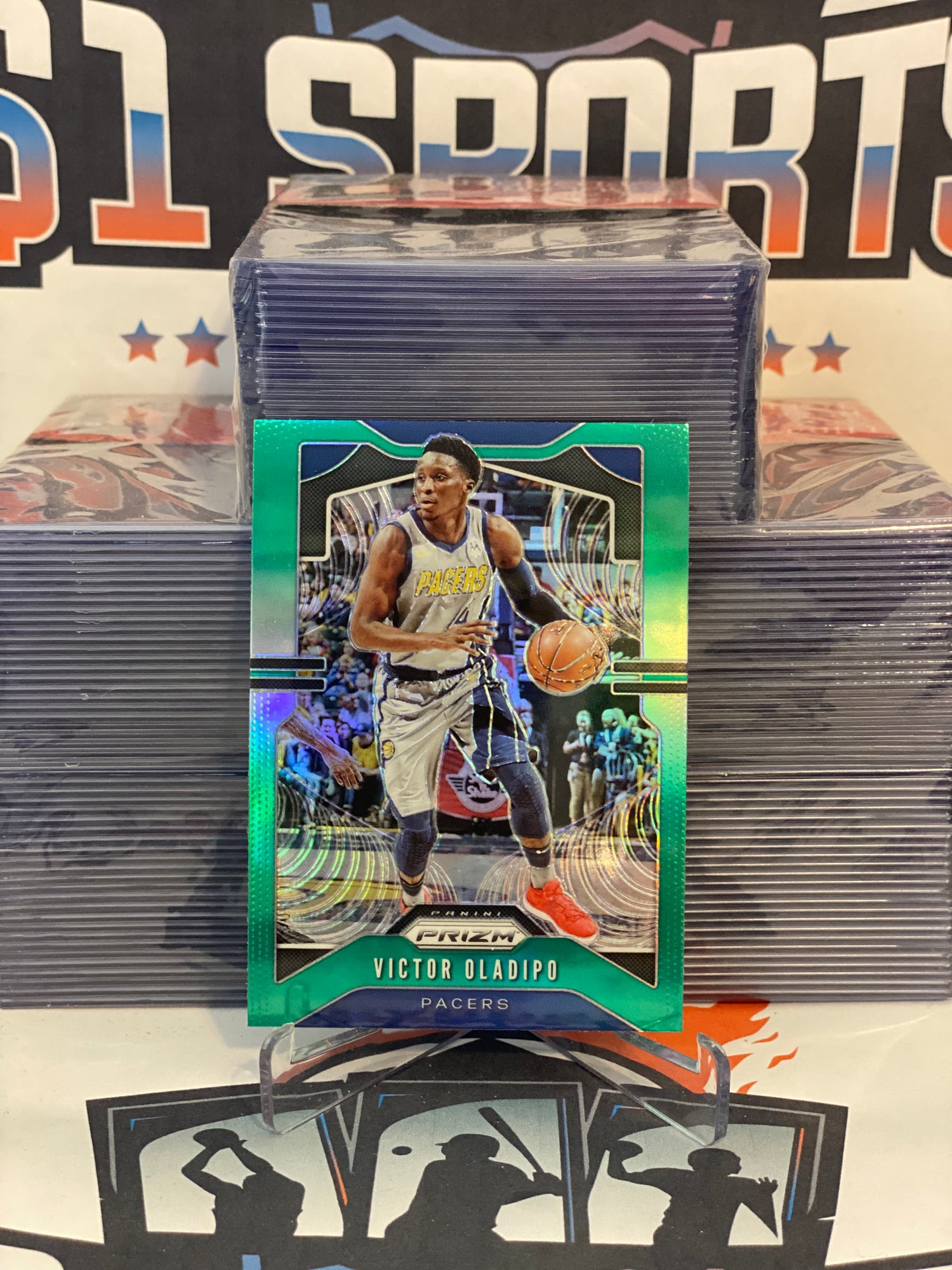 2019 Panini Prizm (Green Prizm) Victor Oladipo #114