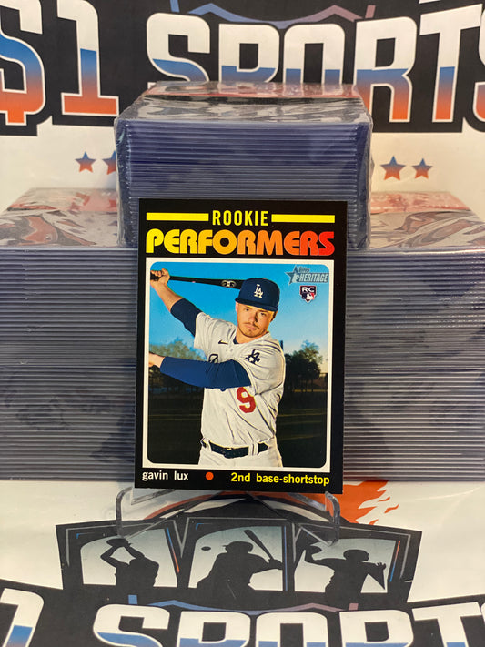 2020 Topps Heritage (Rookie Performers) Gavin Lux #RP-11