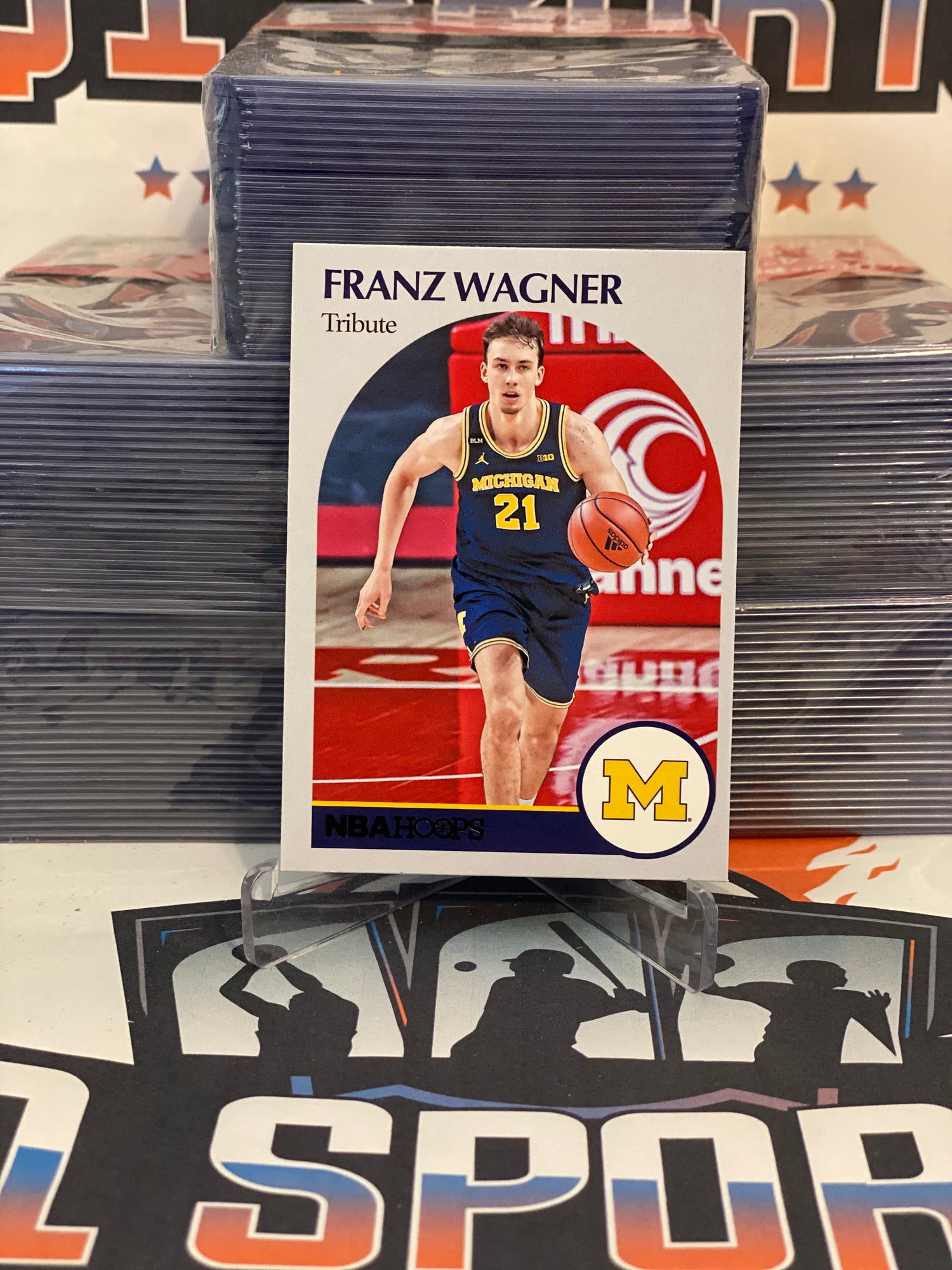 2021 Panini Chronicles Draft Picks (Black, Tribute) Franz Wagner Rookie #59