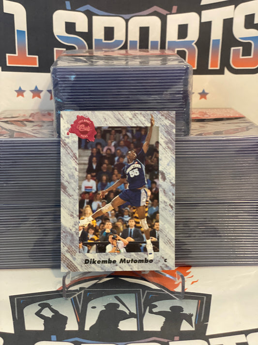 1991 Classic Draft Picks Dikembe Mutombo Rookie #151