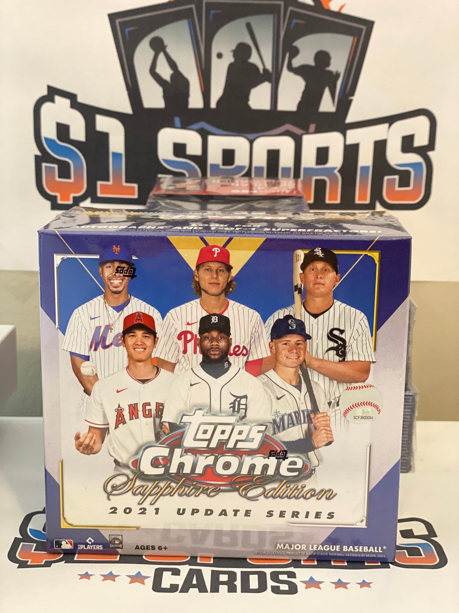 2021 Topps Chrome Sapphire Update MLB Baseball Mega Box