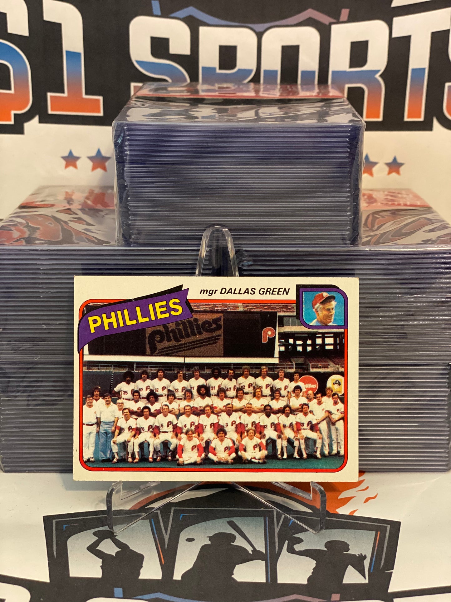 1980 Topps (Philadelphia Phillies Team Checklist) Steve Carlton, Pete Rose, Mike Schmidt #526