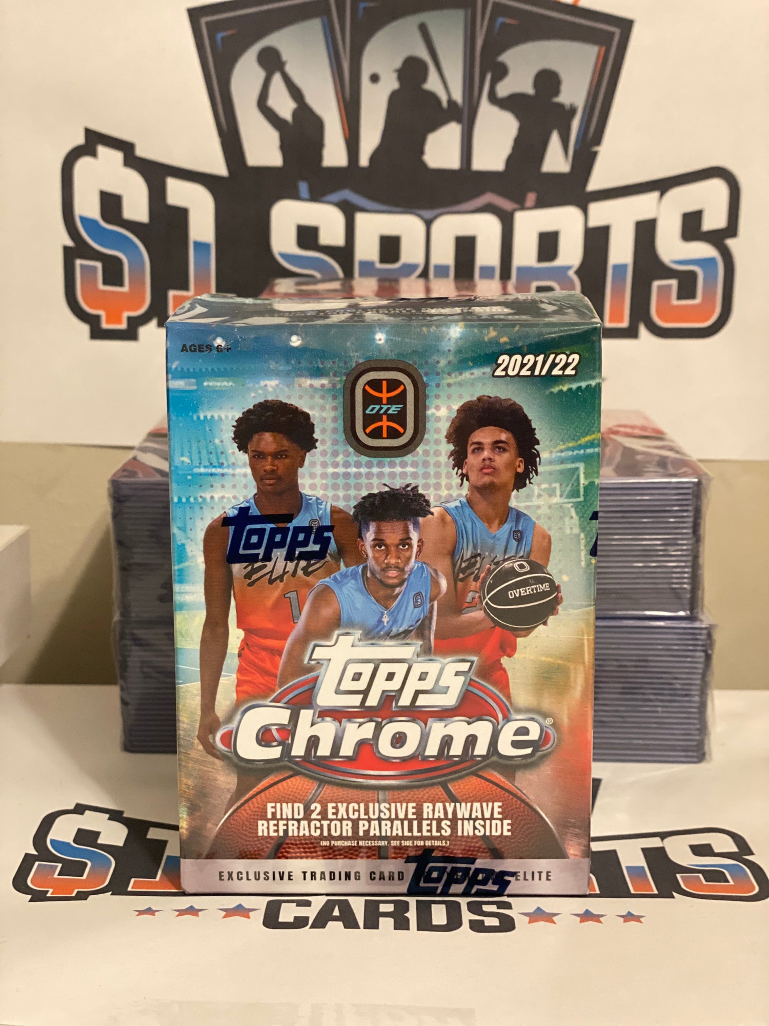 2021-22 Topps Chrome Overttime Elite (OTE) Basketball Blaster Box