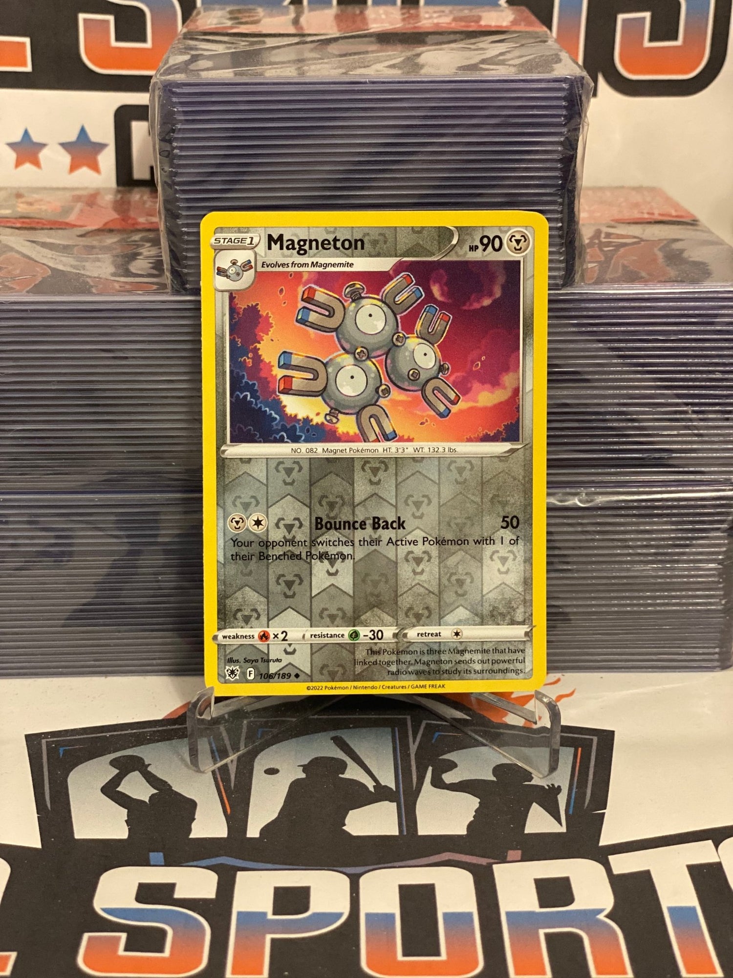 Pokemon TCG: Astral Radiance - Magneton (Holo, Uncommon) #106