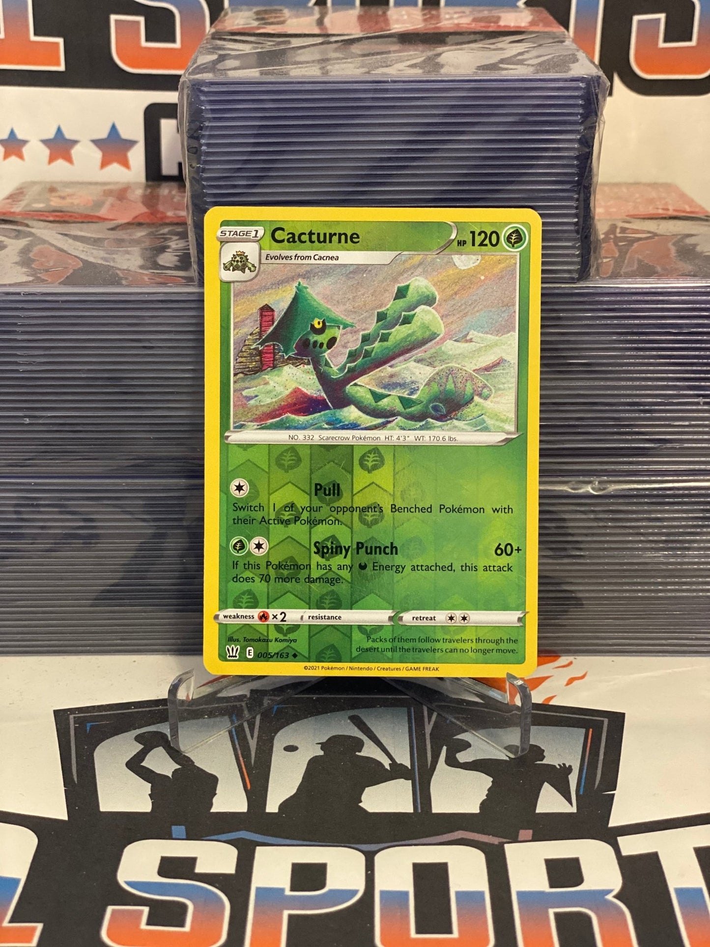 Pokemon TCG: Battle Styles - Cacturne (Holo, Uncommon) #5