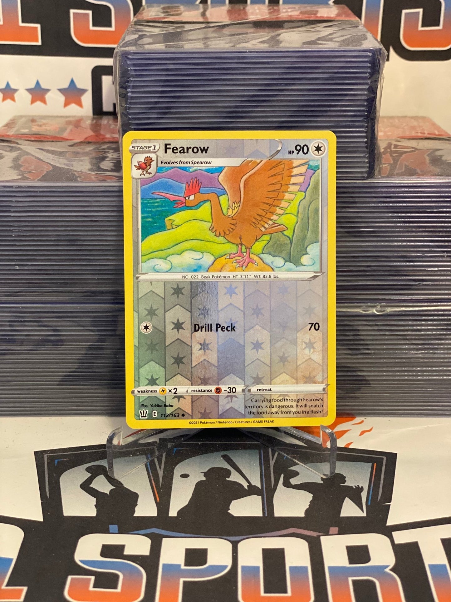 Pokemon TCG: Battle Styles - Fearow (Holo, Uncommon) #112