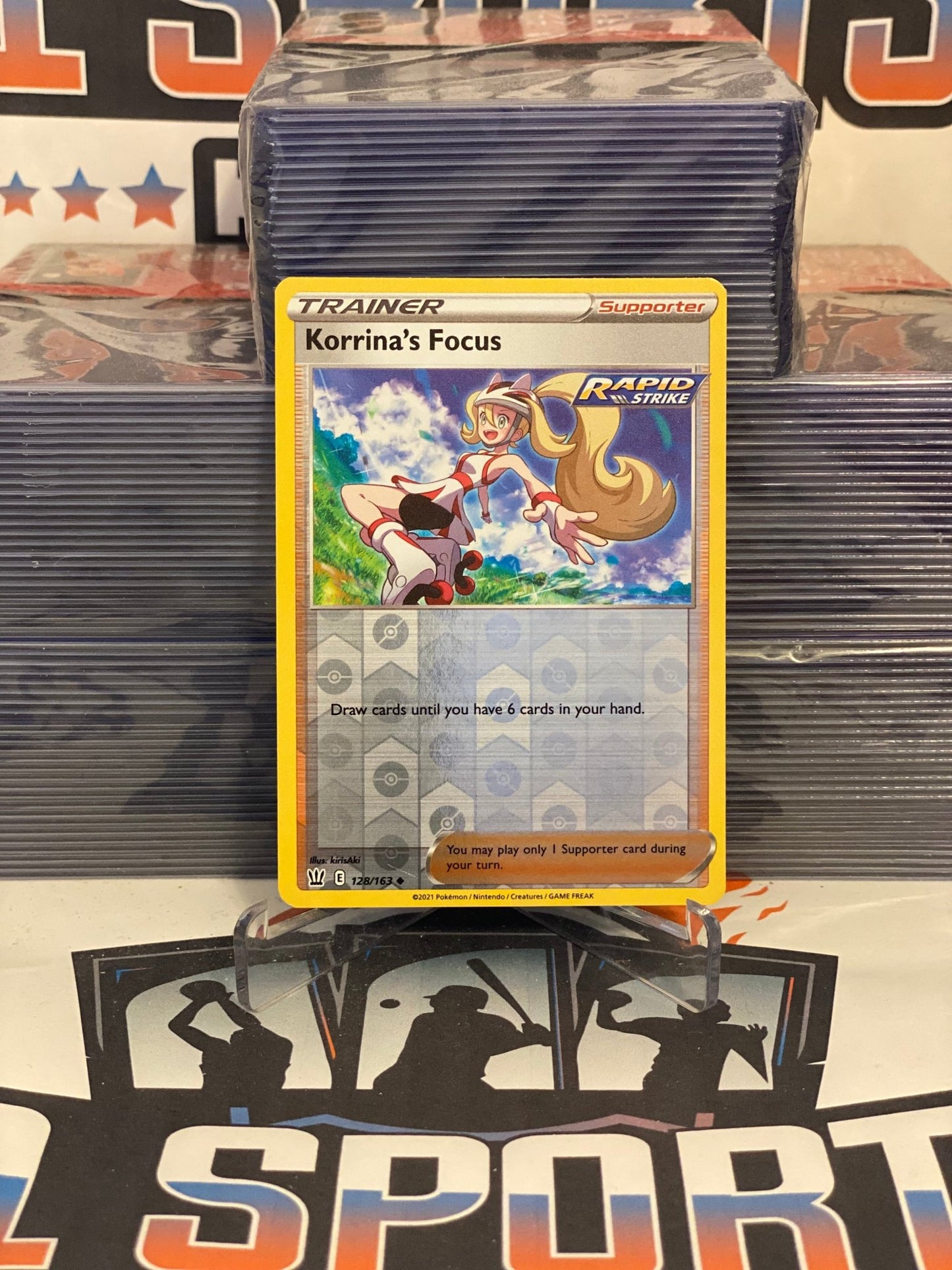 Pokemon TCG: Battle Styles - Korina's Focus (Holo, Uncommon) #128