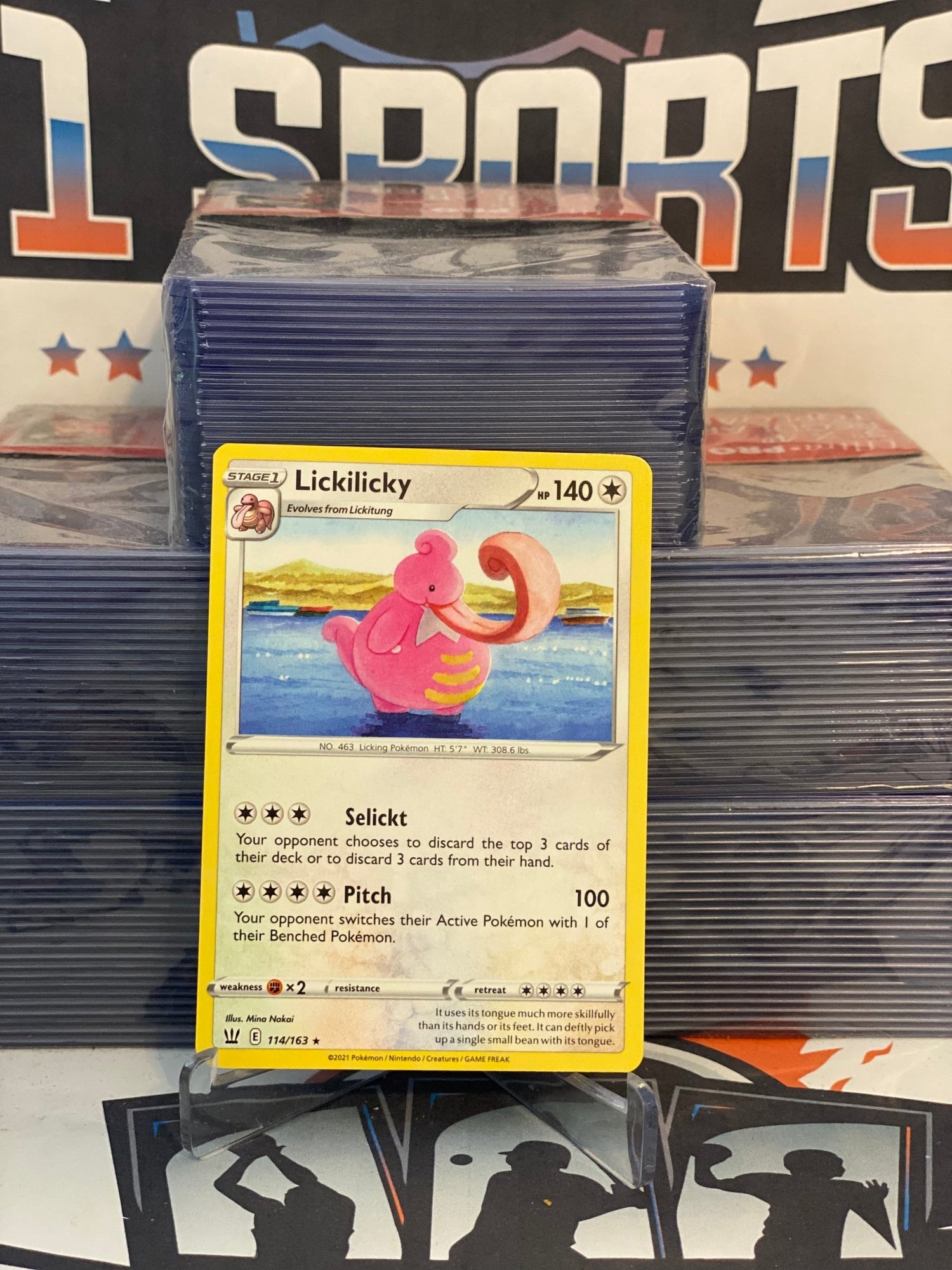 Pokemon TCG: Battle Styles - Licilicky (Rare) #114 $1 Sports Cards Pokemon TCG: Battle Styles - Licilicky (Rare) #114 $1 Sports Cards