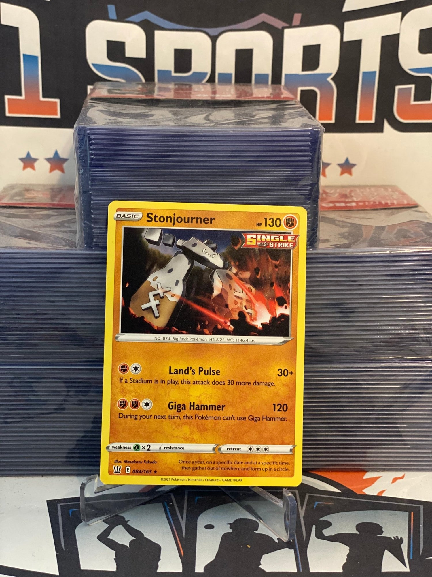 Pokemon TCG: Battle Styles - Stonjourner (Rare) #84