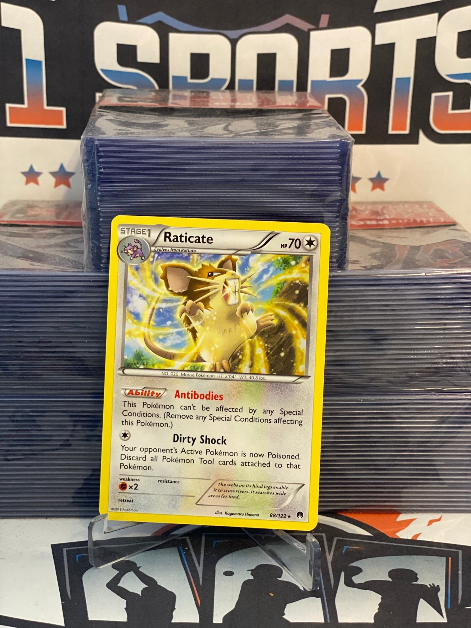 Pokemon TCG: Breakpoint - Raticate (Rare) #88