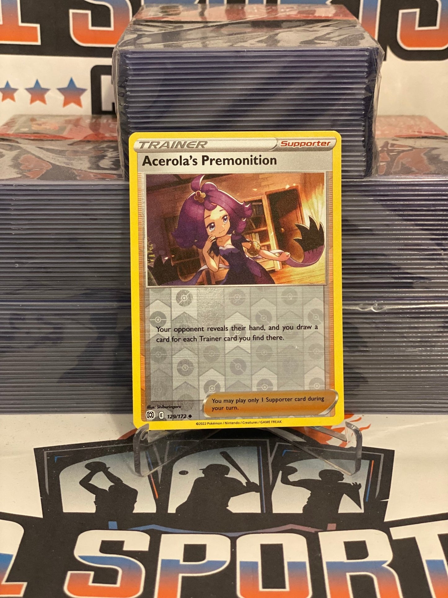 Pokemon TCG: Brilliant Stars - Acerola's Premonition (Holo, Uncommon) #123