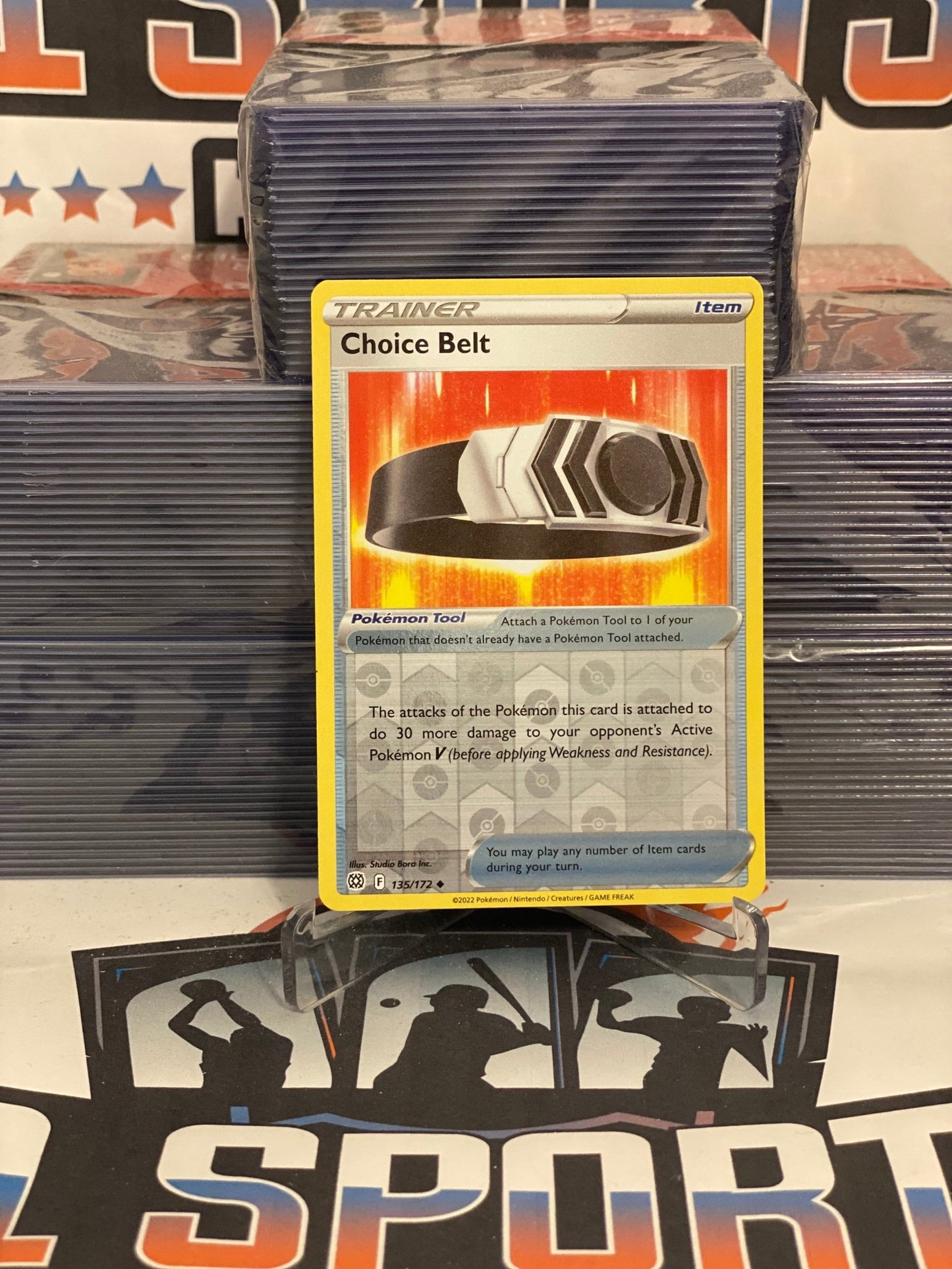 Pokemon TCG: Brilliant Stars - Choice Belt (Holo, Uncommon) #135