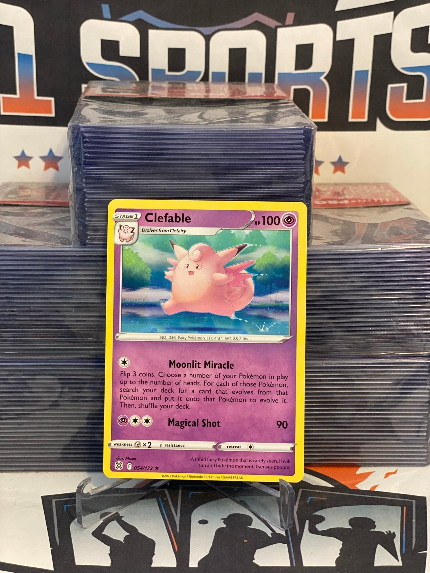 Pokemon TCG: Brilliant Stars - Clefable (Rare) #54