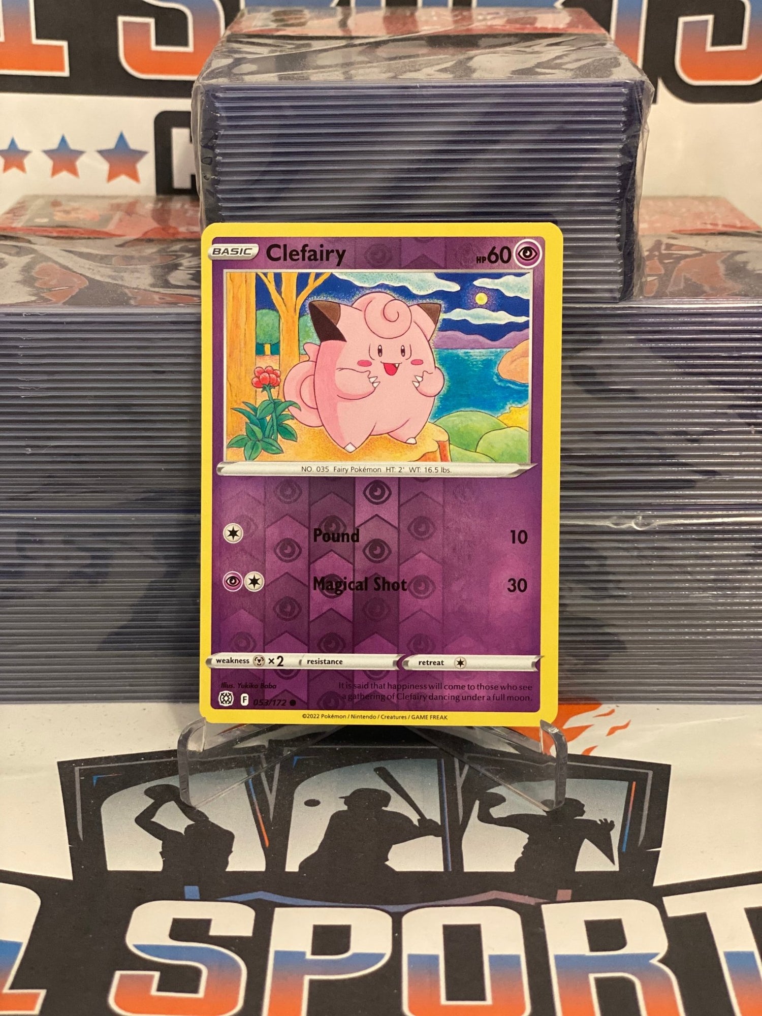 Pokemon TCG: Brilliant Stars - Clefairy (Holo, Common) #53